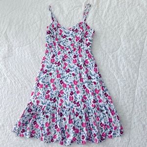 Old Navy Floral White Camisole Sundress